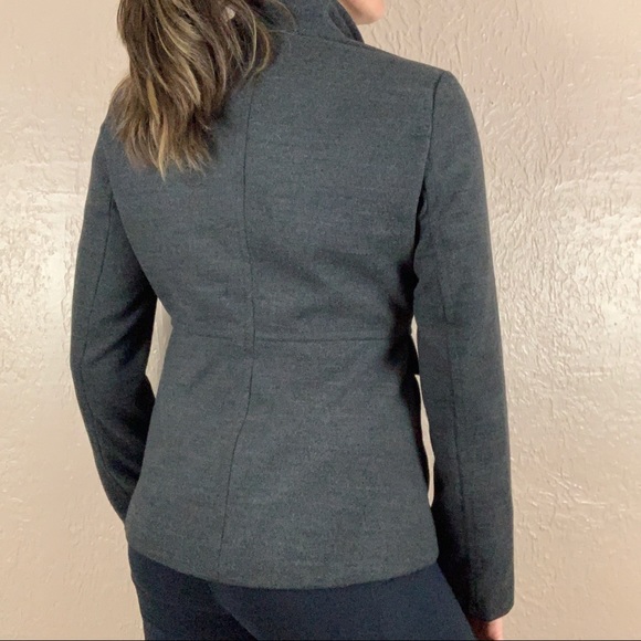Old Navy Gray Pea Coat - Picture 5 of 12
